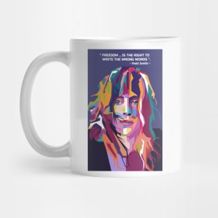 Best quotes from Patti Smith in WPAP Mug